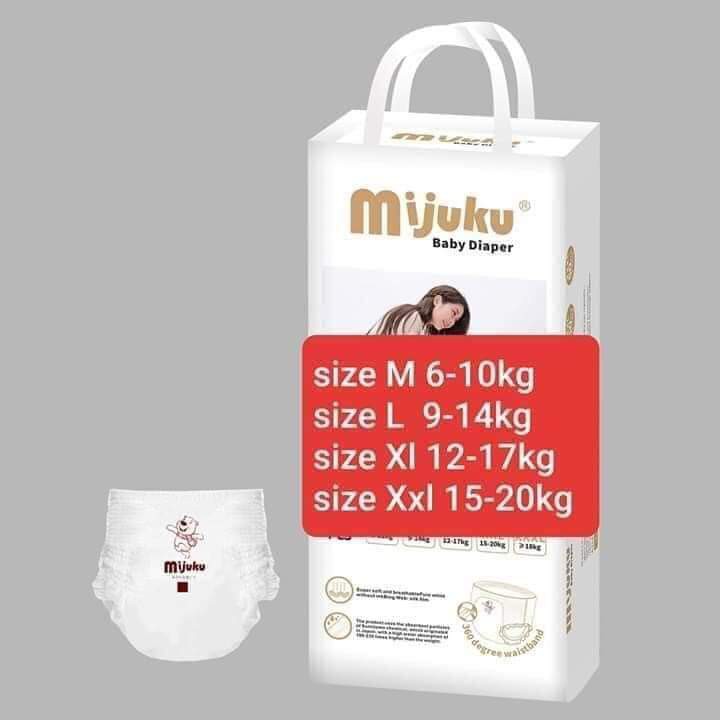 [ MUA 3 BỊCH TẶNG ĐỒNG HỒ] BỈM QUẦN MIJUKU Nhật Bản M100 L100 XL100 XXL100 XXXL100