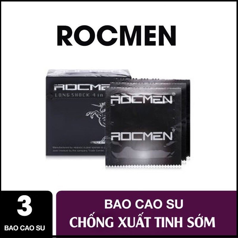 Bao cao su Gân Gai, Kéo dài thời gian Rocmen Đen - 03 chiếc