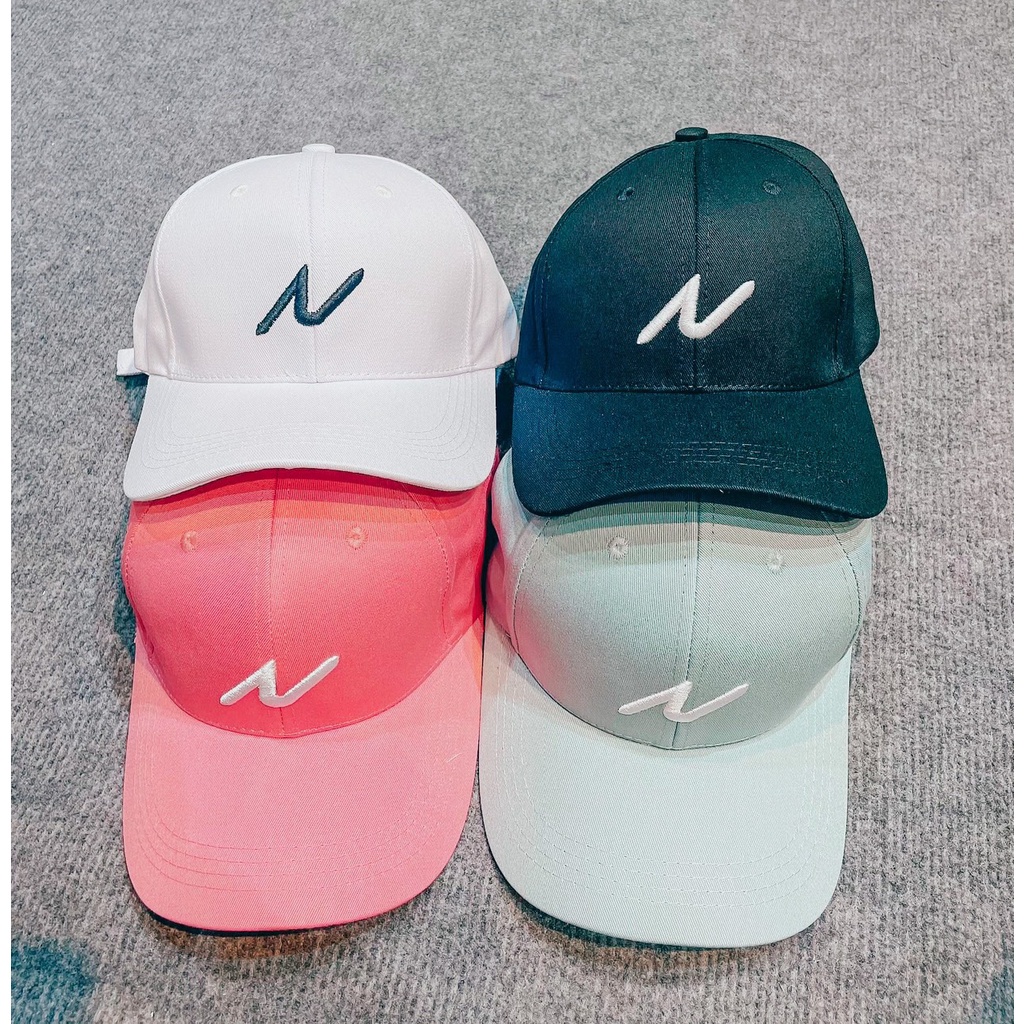 [Mã FAMARAL1 giảm 10K đơn 50K]Mũ Lưỡi Trai Cao Cấp Thêu Chữ N Fashion 397 Phong Cách Ulzzang