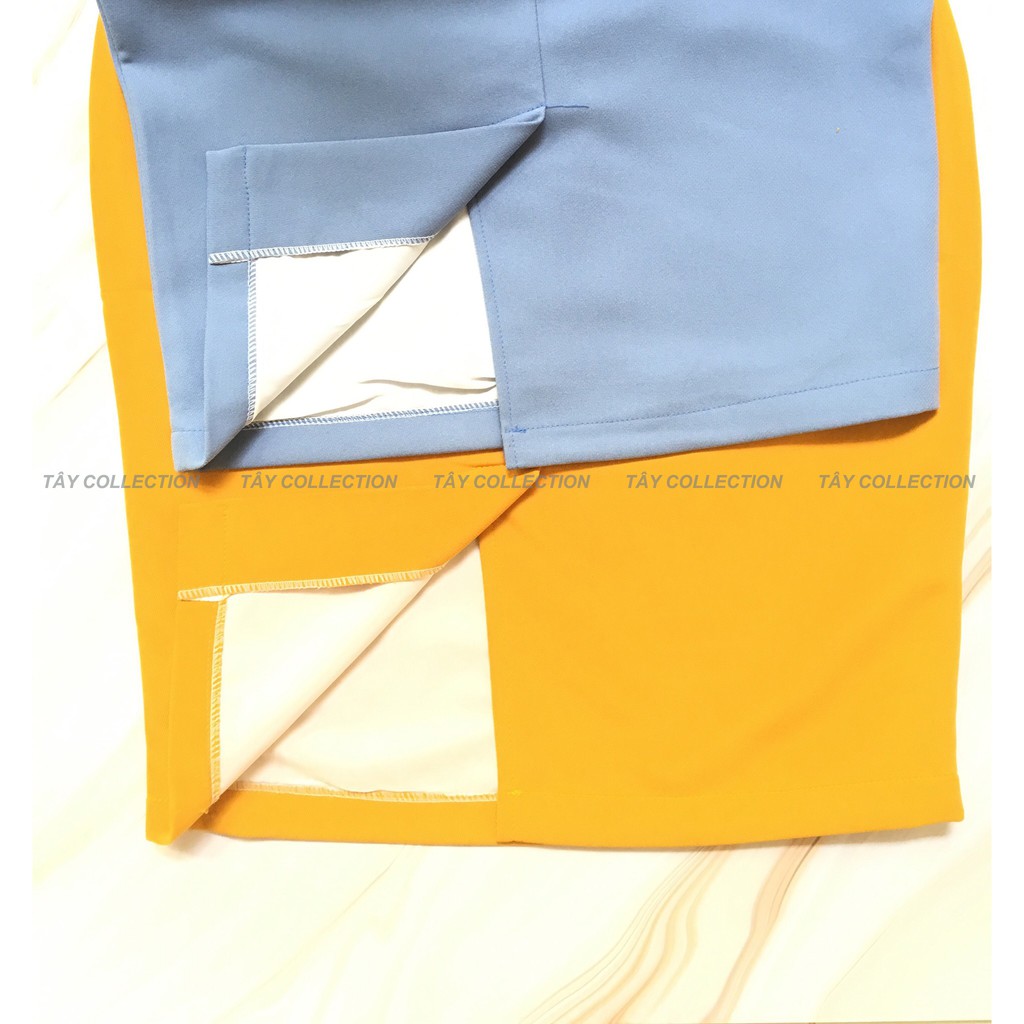 Chân váy bút chì 2 lớp cao cấp tây Collection, vải đẹp, may kĩ, mặc tôn dáng và sang trọng | BigBuy360 - bigbuy360.vn