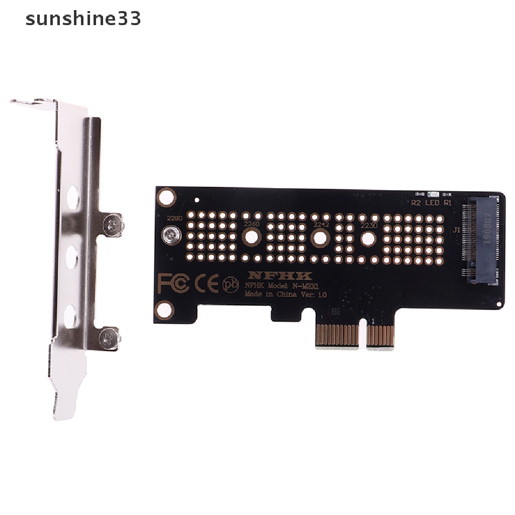 【SU】 NVMe PCIe M.2 NGFF SSD to PCIe x1 adapter card PCIe x1 to M.2 card with bracket . | BigBuy360 - bigbuy360.vn