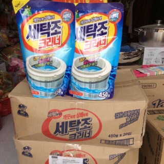 Bột tẩy lồng máy giặt Hàn Quốc siêu sạch 450gram