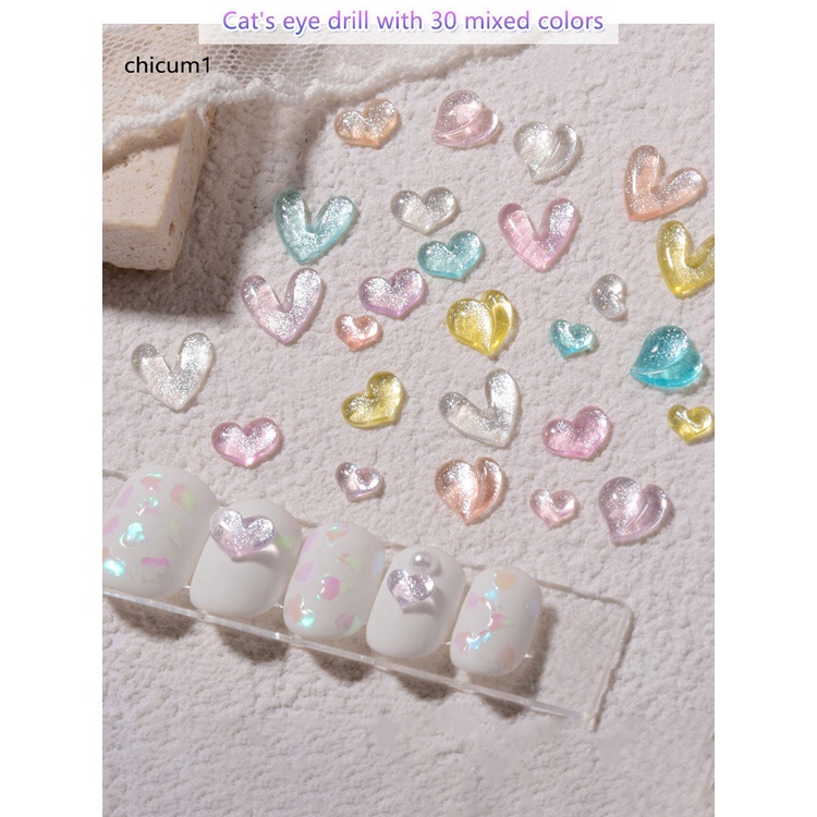 [Hàng mới về] Phụ kiện trang trí móng tay hiệu ứng 3D đáng yêu