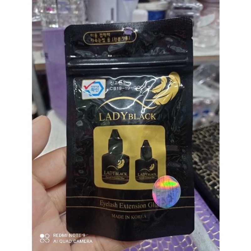 Keo lady black học nối mi,keo nối mi lady black chính hãng