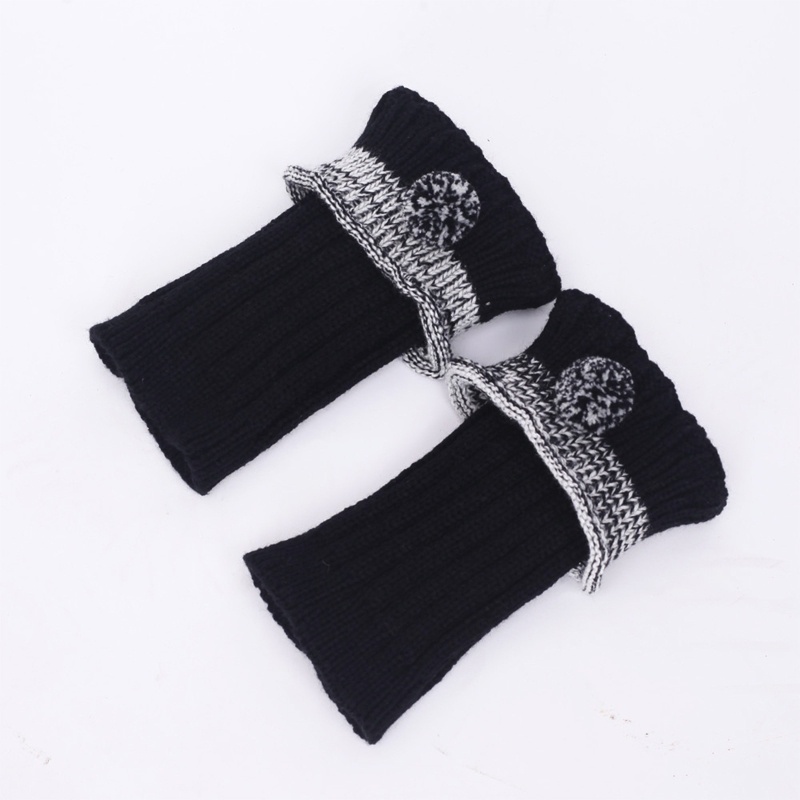 Youyo Vớ Ống Chân Dệt Kim Giữ Ấm Mùa Đông Cho Nữ