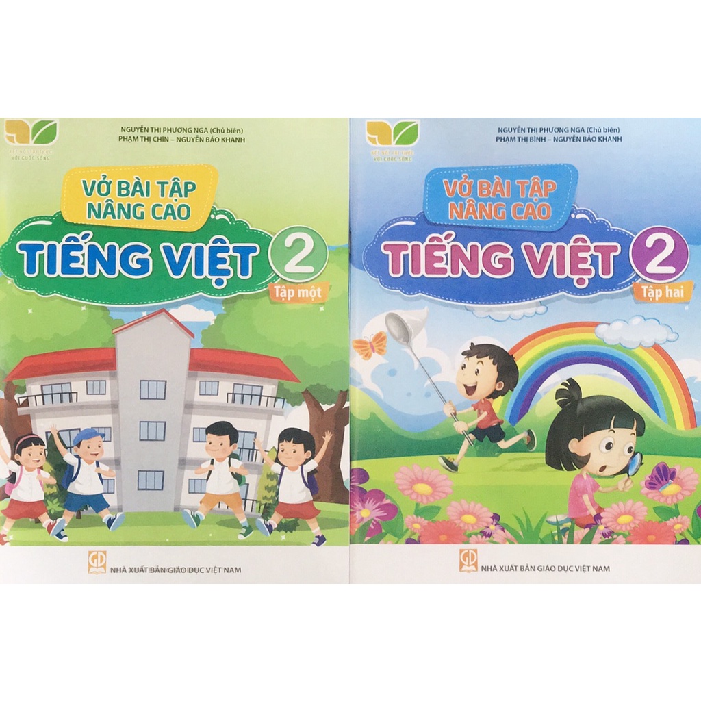 Sách - Combo 2 cuốn Vở bài tập nâng cao Tiếng việt lớp 2 (Kết nối tri thức với cuộc sống)