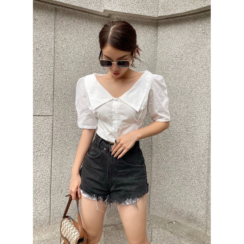 Áo kiểu croptop - ANNA