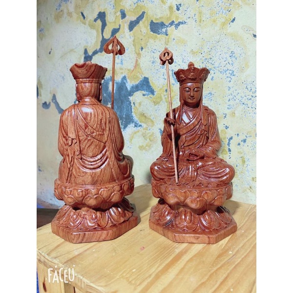 Tượng phật địa tạng vương bồ tát gỗ hương
