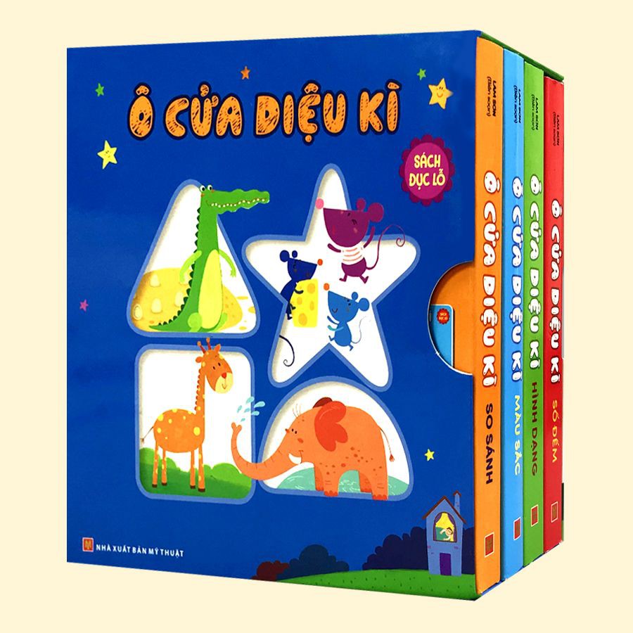 Sách Đục Lỗ - Ô Cửa Diệu Kì (Hộp 4 quyển)