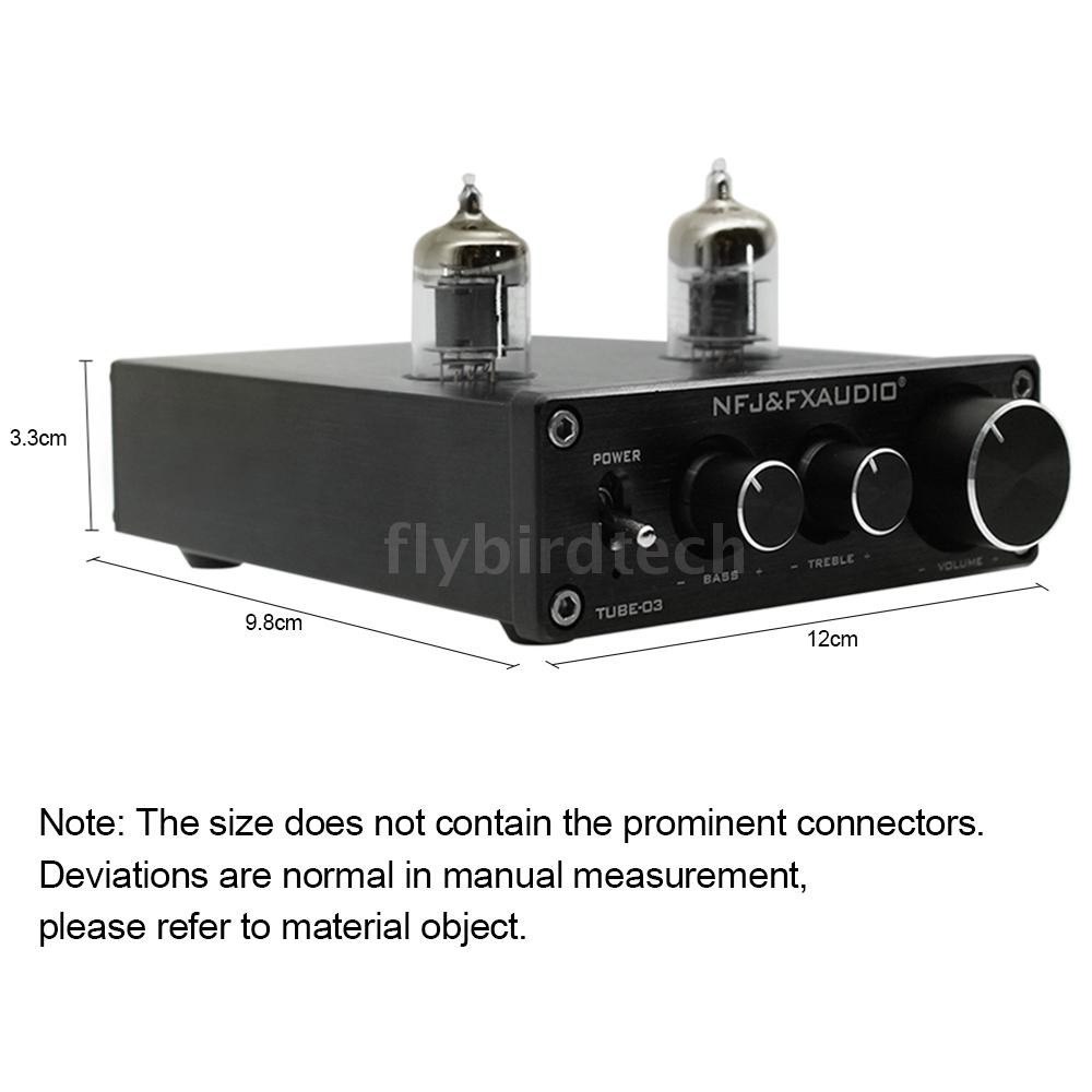 Máy khuếch đại FX-AUDIO TUBE-03 Mini âm thanh nổi 6k4 âm trầm có thể điều chỉnh RCA