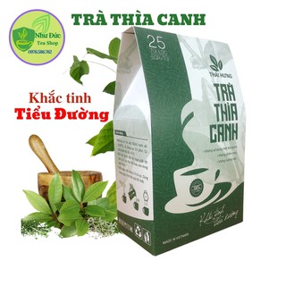 Trà Thìa Canh Thái Hưng Khắc Tinh Tiểu Đường Ổn Định Đường Huyết 25 Túi Lọc 125gr (Sỉ-Lẻ)
