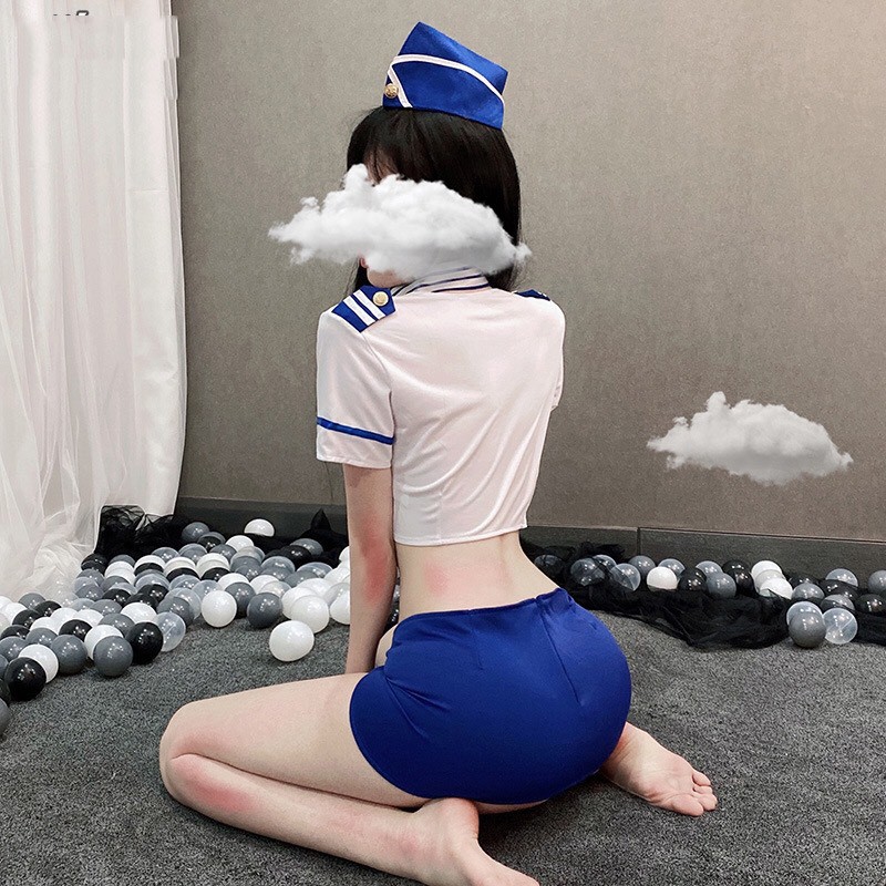 Đồ ngủ sexy đồ cosplay nàng nữ tiếp viên hàng không gợi cảm 1246 | BigBuy360 - bigbuy360.vn