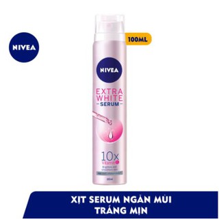 Xịt ngăn mùi NIVEA serum trắng mịn
