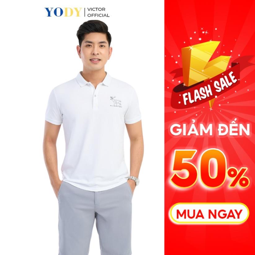 Áo Polo Nam YODY Airmax In Ngực, Áo Thun Cộc Tay Có Cổ Chính Hãng Co Giãn Lịch Lãm APM4025 ⚡