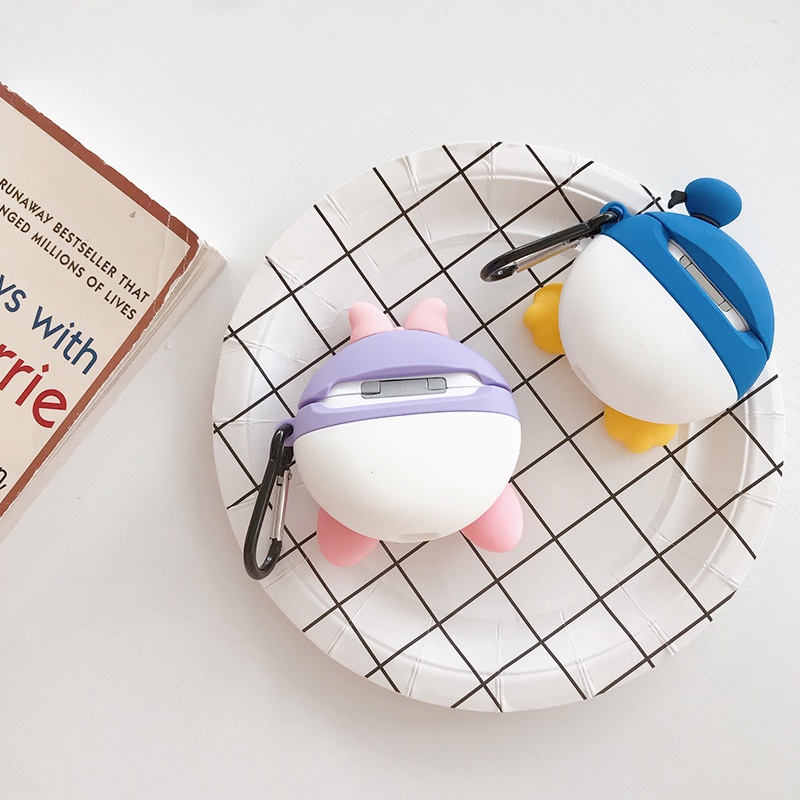 Vỏ Bảo Vệ Hộp Sạc Tai Nghe compatible AirPods Pro compatible AirPods 2/Pro/ compatible AirPods2 Bằng TPU Họa Tiết Hoạt Hình Vịt Donald Daisy Dễ Thương