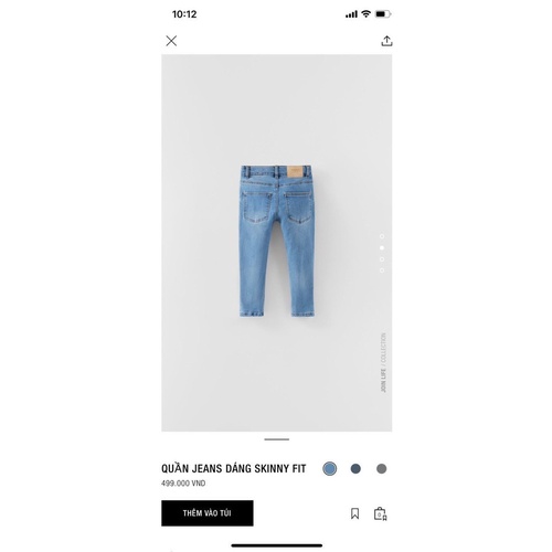 Quần jeans skinny Zr dư xịn