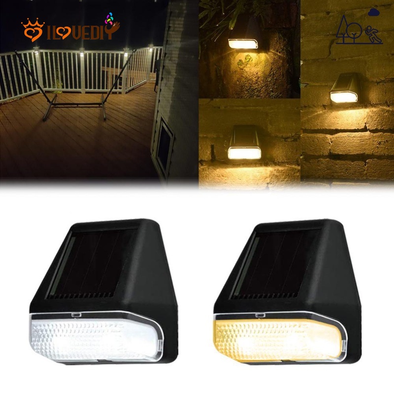 Đèn LED Gắn Tường Sử Dụng Năng Lượng Mặt Trời Chống Thấm Nước An Toàn Cho Sân Vườn/Gara/Nhà Để Ngoài Trời