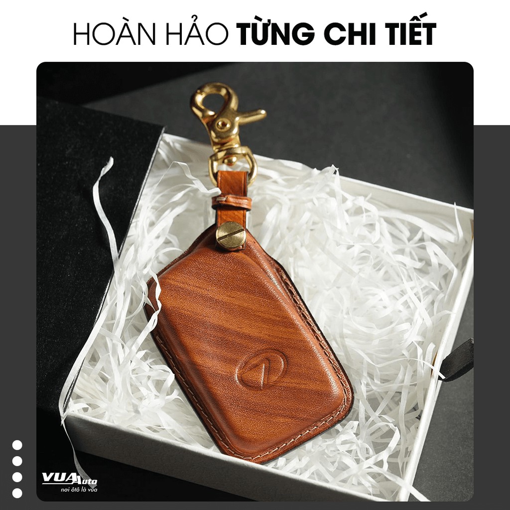 Bao da chìa khóa ô tô Bespoke đẳng cấp và sang trọng, thiết kế thủ công handmade tỉ mỉ, da bò Ý nhập khẩu cao cấp