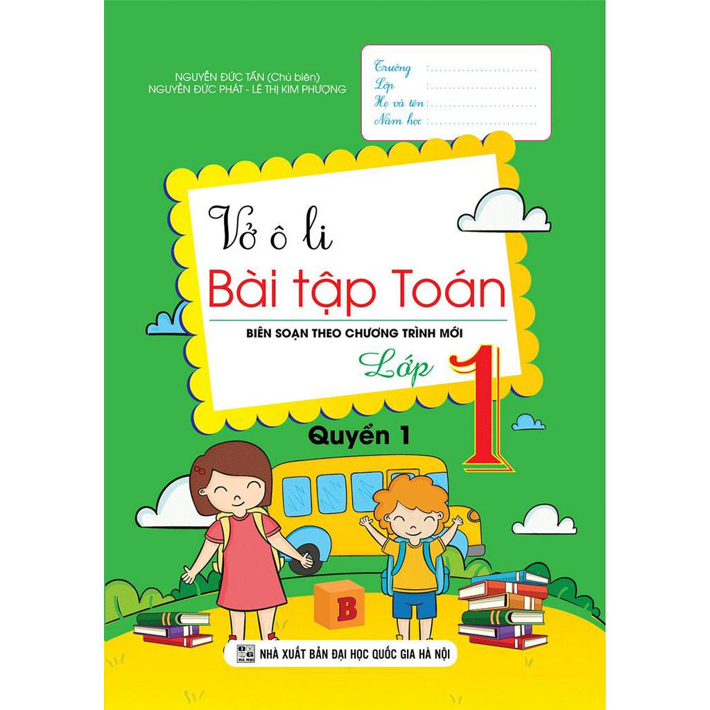 Sách Vở Ô Li Bài Tập Toán Lớp 1 - Quyển 1 (Biên Soạn Theo Chương Trình Mới)