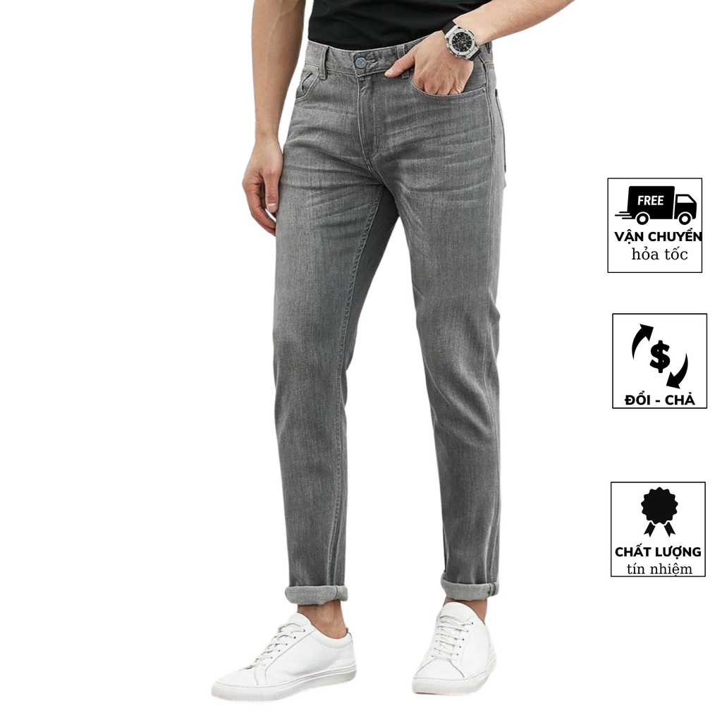 Quần Jeans Nam Quần Bò Nam , From Chuẩn SHOP Thời Trang, Co Dãn 4 Chiều  [ hàng chuẩn Shop] QJ62