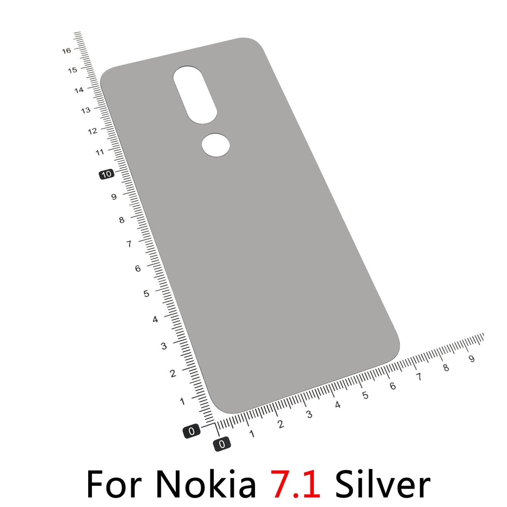 Nắp lưng Nokia 7.1 8.1 X7 giả kính thay thế chuyên dụng dành cho