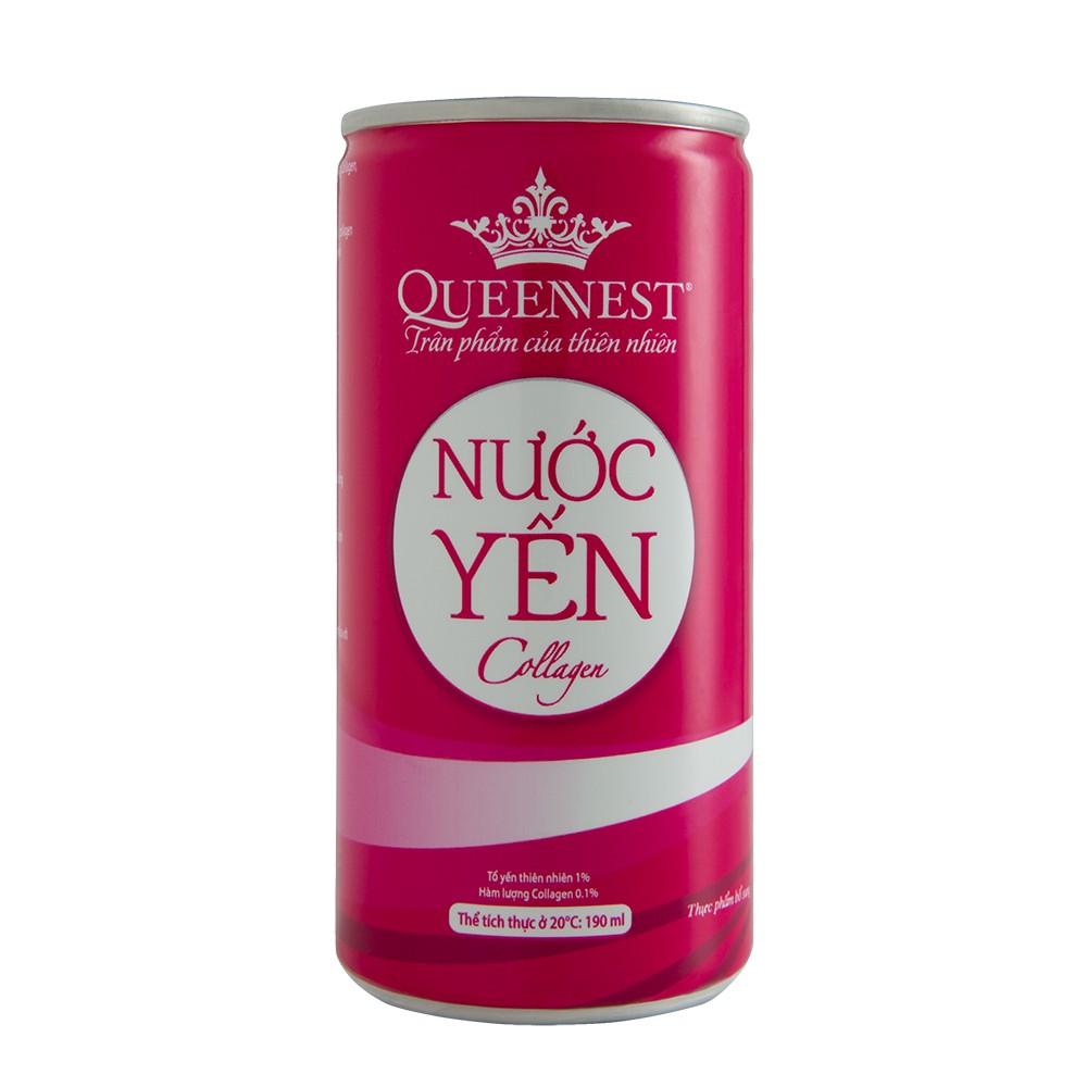 YẾN QUEENNEST COLLAGEN 1% - LỐC 6 LON