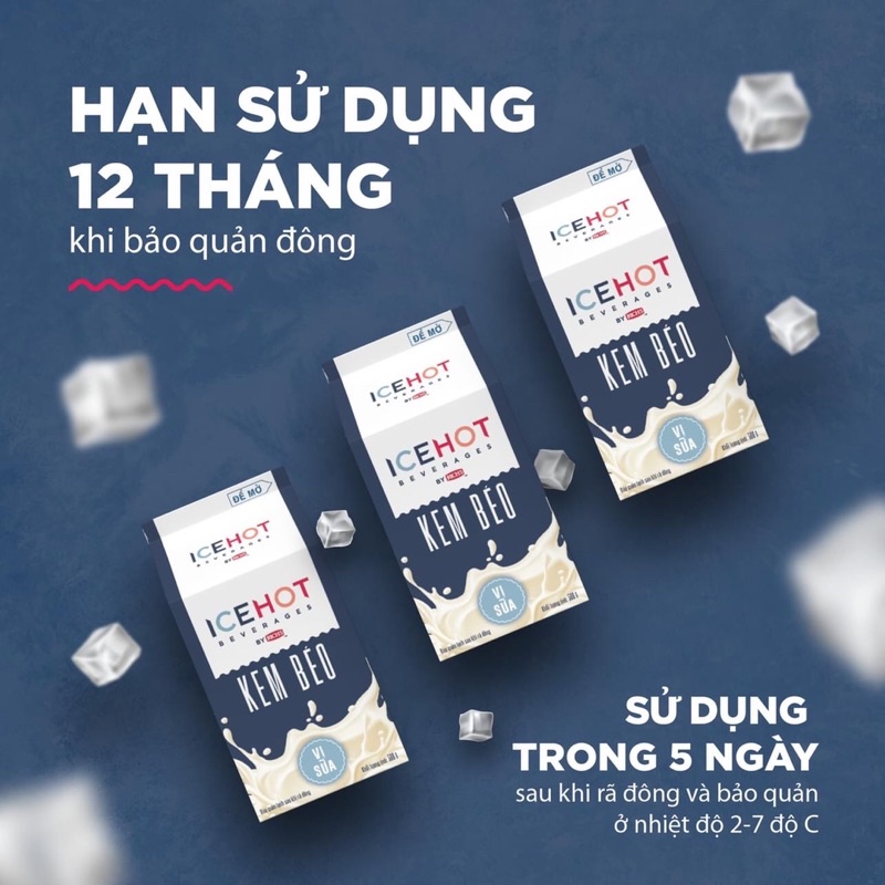 Kem Béo Vị Sữa ICECHOT hộp 500gr