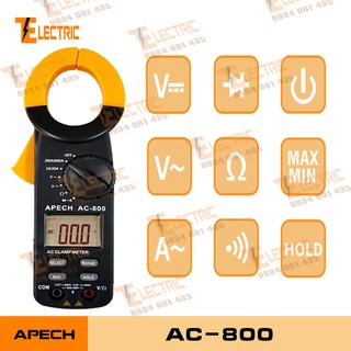 Apech AC - 800 Ampe Kìm Đo ĐIện Đo Dòng Điện AC 600A Apech AC 800