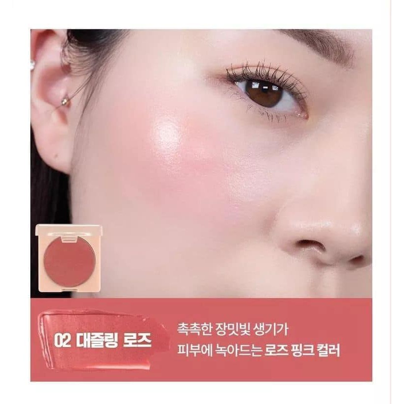 PHẤN MÁ HỒNG HOLIKA HOLIKA NUDROP LUMI CHEEK CHÍNH HÃNG - 4967