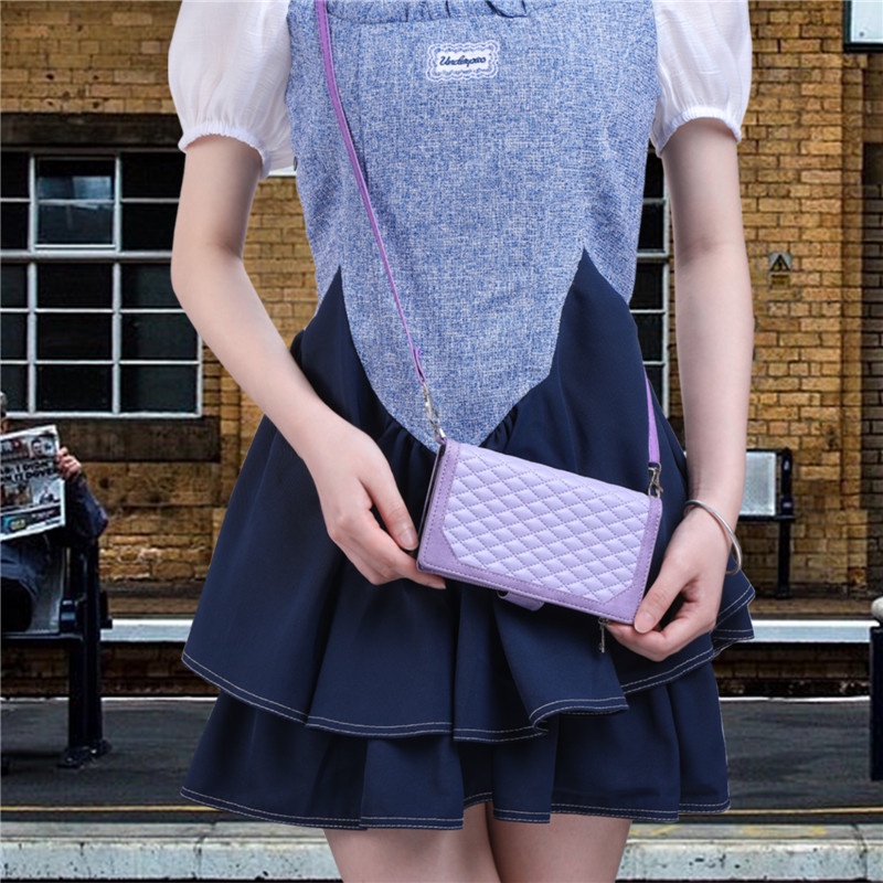 Bao Da Điện Thoại Mềm Có Khóa Kéo Và Ngăn Đựng Thẻ Cho IPhone 14 IPhone 13 Pro Max