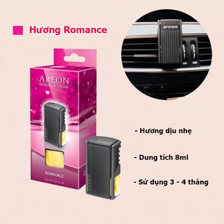 Nước hoa kẹp cửa gió Romance - Areon Romance Car Lux