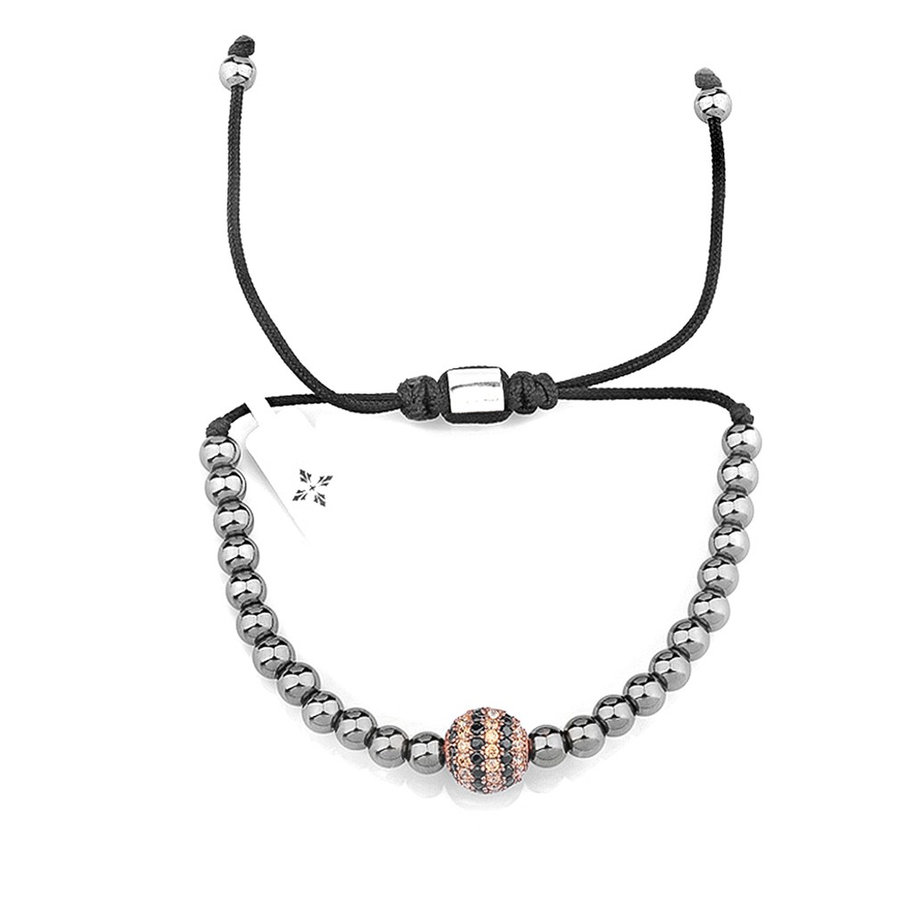 [CHÍNH HÃNG] Vòng đá Hematit 5mm + Neora Charm