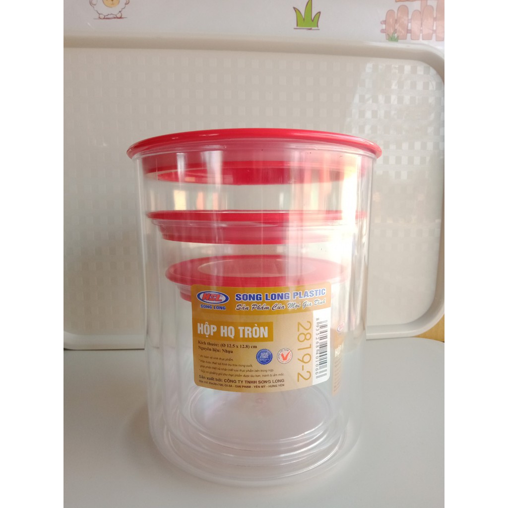 Bộ 3 Hộp Đựng Thực Phẩm Hàn Quốc Cao Cấp Song Long