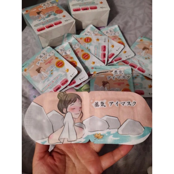 Mặt nạ mắt nóng Nhật thư giãn, giảm mỏi mắt