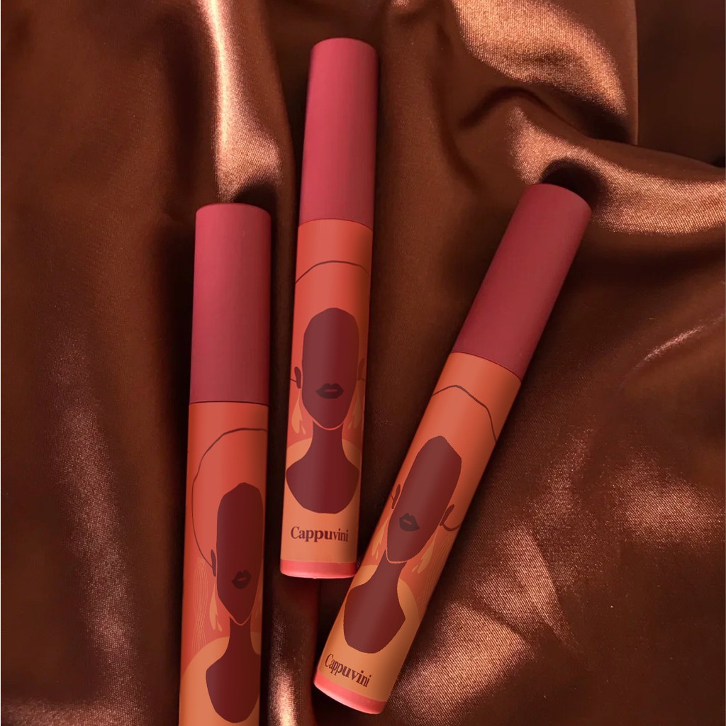 Son Môi Dạng Lỏng Chống Thấm Nước Lâu Trôi Trang Điểm Tự Nhiên Cappuvini | BigBuy360 - bigbuy360.vn