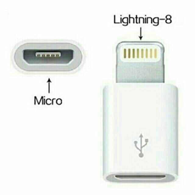 Đầu Chuyển Micro USB Sang Lightning -chân Iphone