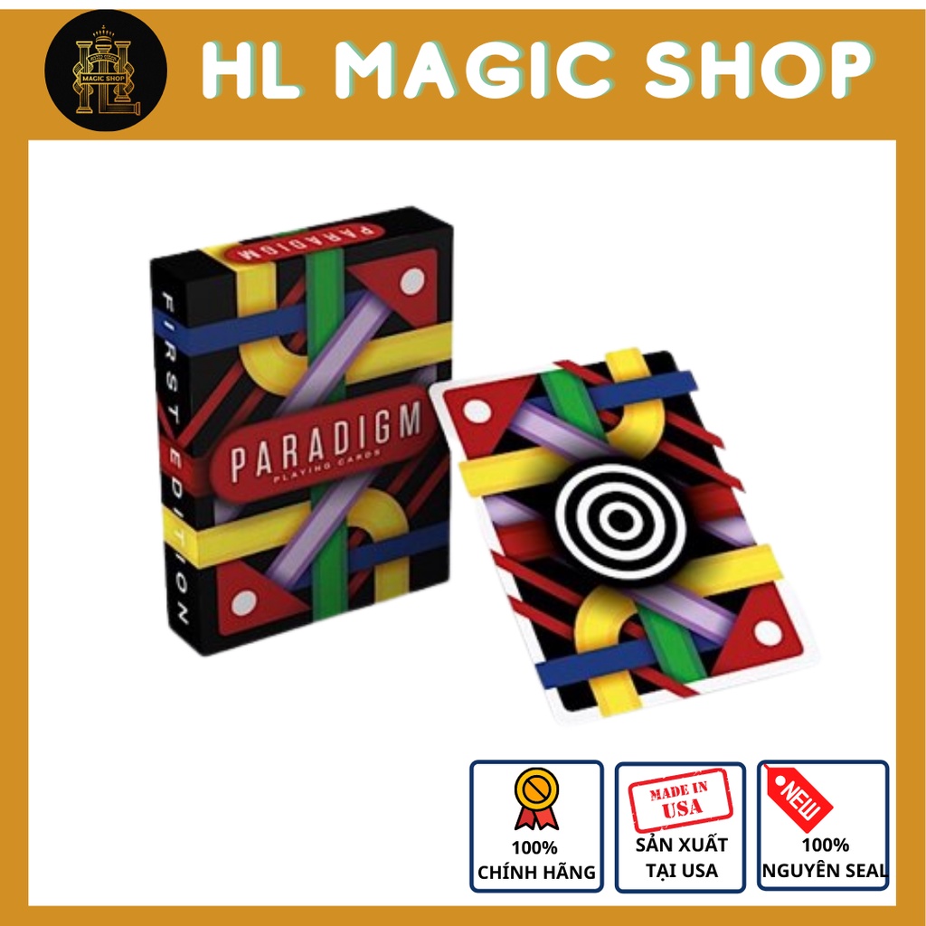 Bộ bài tây, bài ảo thuật Paradigm Playing Cards by Derek Grimes - Bài Mỹ - Bài Chính Hãng