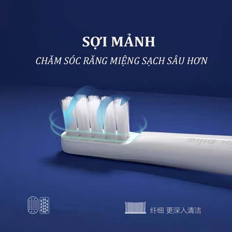 [CHÍNH HÃNG] Bàn chải điện Xiaomi Mijia T100 bảo vệ nướu, pin sạc, kháng nước IPX7