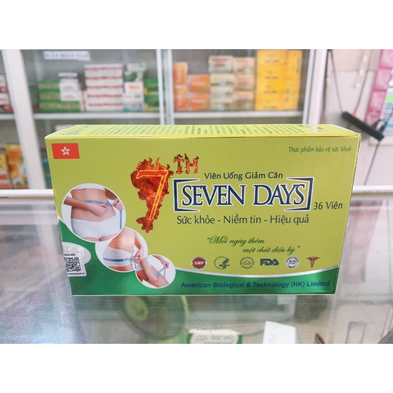 Giảm cân seven days 36 viên