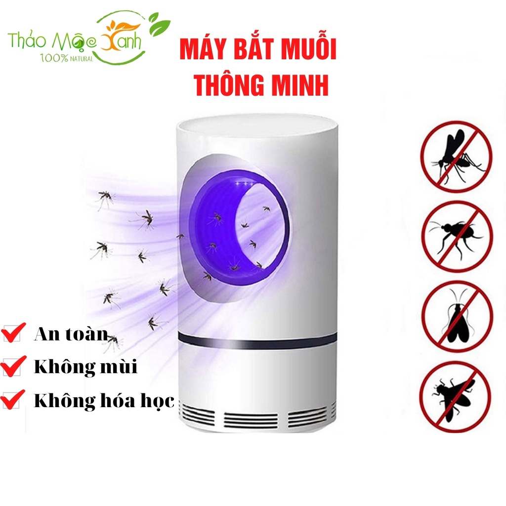 Đèn bắt muỗi hình trụ cổng Usb