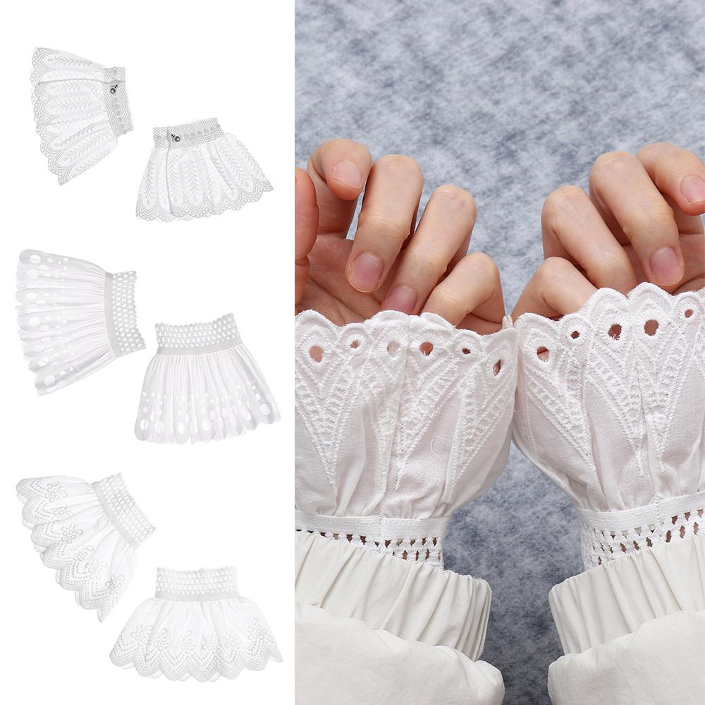 LET Ống Tay Áo Giả Xếp Ly Thời Trang Cá Tính