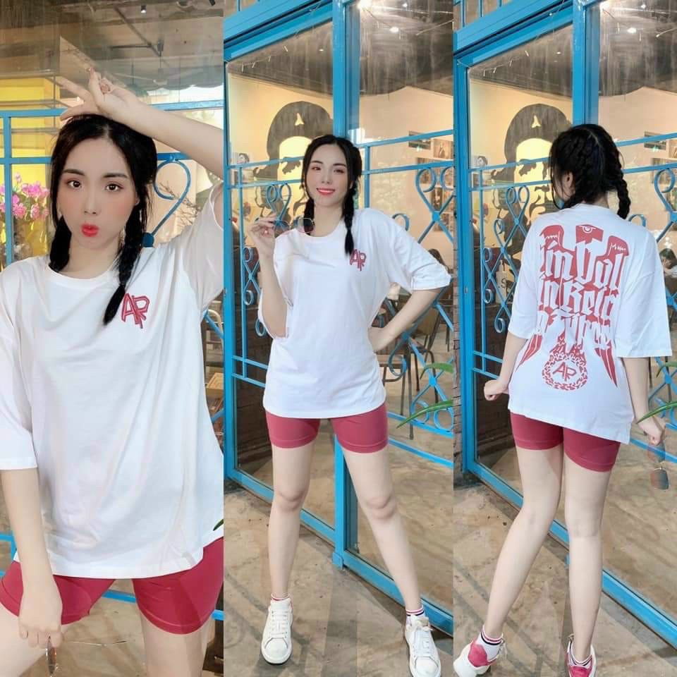 Set bộ đồ thun nữ mặc nhà dễ thương form rộng bigsize