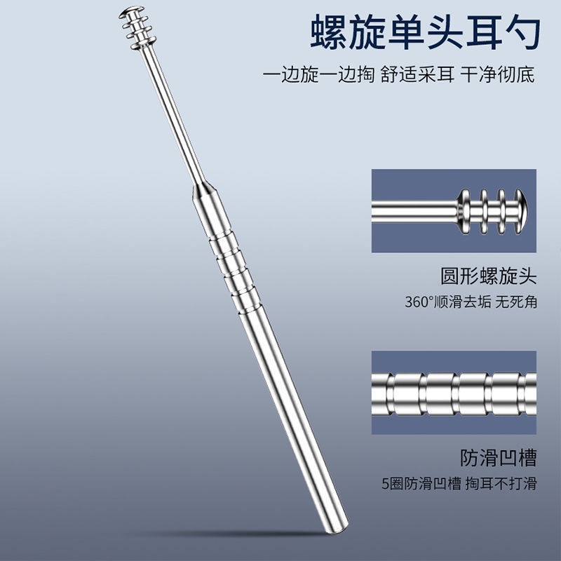 Bộ Dụng Cụ Lấy Ráy Tai Bằng Thép Không Gỉ Chất Lượng