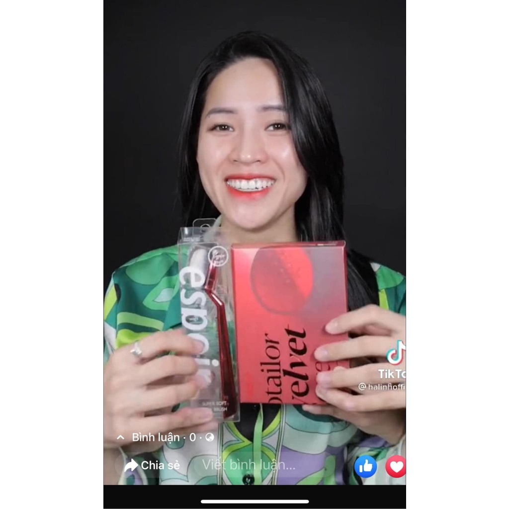 Phấn nước Espoir Pro Tailor Be Velvet Cover Cushion SPF 34 PA++ 13gr