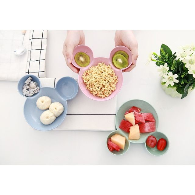 Khay ăn dặm lúa mạch hình oto