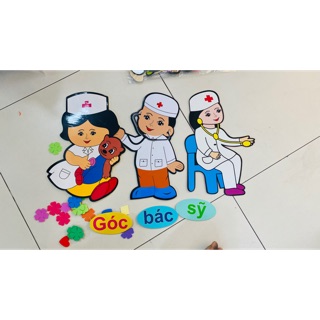 Tranh góc trang trí dán tường mầm non