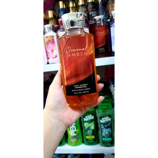 Gel tắm bath and body works sensual amber 295ml