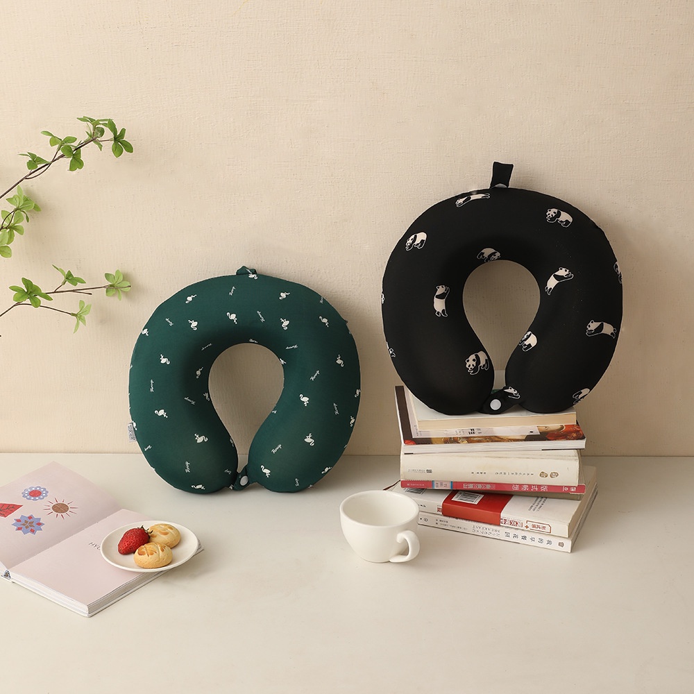 Gối Chữ U Cao Su Non  Mini Animal Cute, Gối Quàng Cổ Du Lịch, Máy Bay, Văn Phòng, Ô Tô Đa Năng GCU04