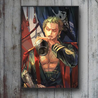 TRANH CANVAS ANIME ONE PIECE treo tường in theo yêu cầu 02 - Zoro
