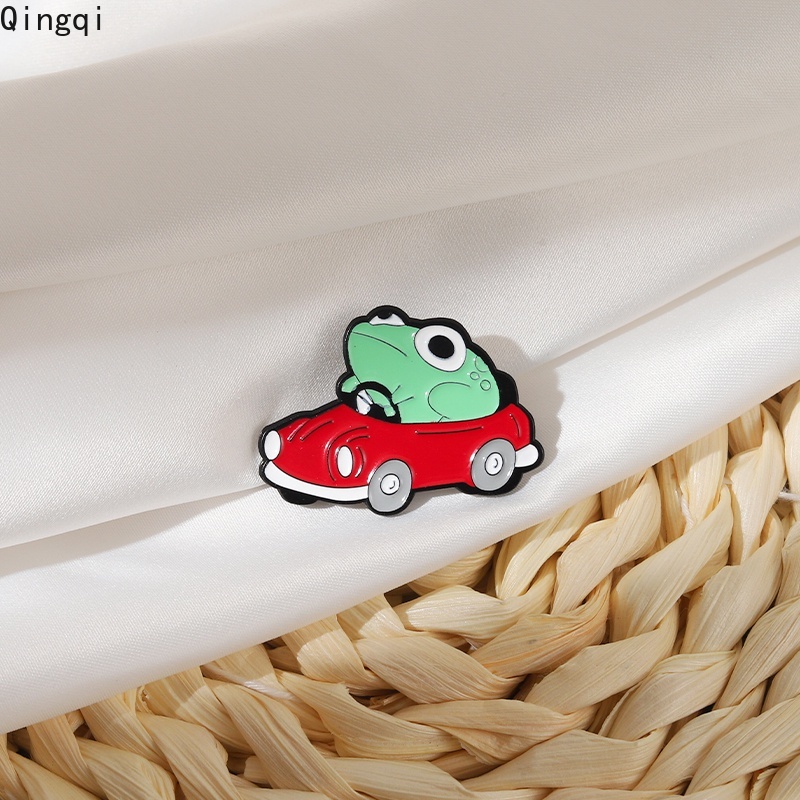 Ghim cài áo MISS ZOE hình ếch hoạt hình vui nhộn dễ thương cho bé